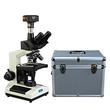 Load image into Gallery viewer, OMAX 40X-2000X USB3 14MP Digital Trinocular Compound LED Lab Microscope with Aluminum Carrying Case
