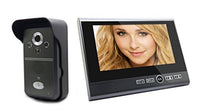 7inch Wireless Video Door Phone Doorbell IR Camera Rainproof 2 Way Intercom Motion Sensor Anti-Thief with 1 Monitor