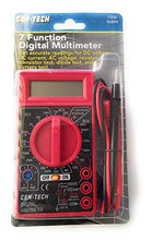 Load image into Gallery viewer, Cen-Tech Digital Amp Ohm Volt Meter Ac Dc Voltmeter Multimeter,Red
