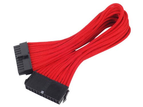 Silverstone Tek Sleeved Extension Power Supply Cable with 1 x Motherboard 24-Pin Connector (PP07-MBR)