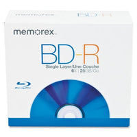 Memorex 98684 BD-R 5PK 6X 25GB silver WP