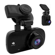 Load image into Gallery viewer, Dual Dash Cam, Z-Edge Z3D 2.7&quot; Screen Dual 1920 x 1080P Dash Cam Front and Rear (2560x1440P Single Front) with GPS, Support 256GB max, WDR, Super Night Vision, Parking Mode, G-Sensor

