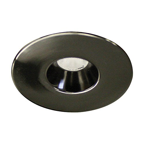 WAC Lighting HR-LED231R-30-GM LEDme Miniature Round Recessed Task Light 3000K Soft White, Gunmetal