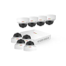 Load image into Gallery viewer, Revo America Ultra 8Ch. 2TB HDD 4K IP NVR Security System - Fixed Lens 8 x 4MP Mini Vadal Dome IP Cameras - Remote Access via Smart Phone, Tablet, PC &amp; MAC
