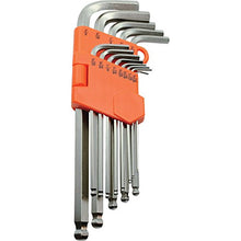 Load image into Gallery viewer, Dynamic Tools D043201 SAE Ball End Long Hex Key Set (13 Piece), 3/64&quot; to 3/8&quot;
