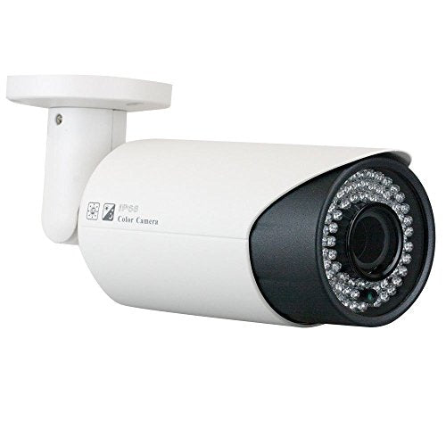 BW IR Night Vision Waterproof Bullet Outdoor Security Camera - 1200TVL CMOS 2.8~12mm Varifocal Zoom Lens