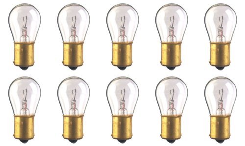 CEC Industries #1141IF (Frosted) Bulbs, 12.8 V, 18.432 W, BA15s Base, S-8 shape (Box of 10)