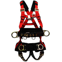 Load image into Gallery viewer, Elk River 66623 EagleTower Polyester/Nylon LX 6 D-Ring Harness with Quick-Connect Buckles, Large
