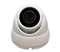 101AV STARVIS Image Sensor 1080P 4in1 (TVI, AHD, CVI, CVBS) 3.6mm Fixed Lens Indoor Outdoor Dome Camera DWDR OSD menu for CCTV DVR Home Office Surveillance Security (White)