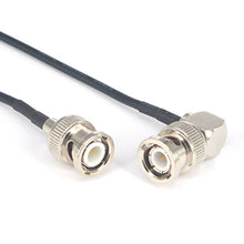 Load image into Gallery viewer, BNC Antenna Cable BNC Male to BNC Male RA 90 Degree RF Coax Connector Extension
