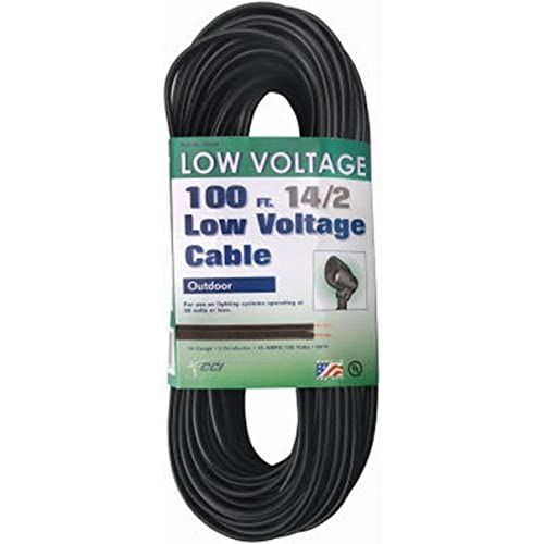 Coleman Cable 095041008 14/2 Low Voltage Lighting Cable, 100-Feet