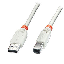 Load image into Gallery viewer, LINDY 41739 3 m Type A to B USB 2.0 Cable - Grey (Pack of 50)
