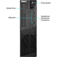 Load image into Gallery viewer, Lenovo ThinkCentre M92p High Performance Small Factor Desktop Computer, Intel Core i5 CPU up to 3.6GHz, 8GB DDR3 RAM, 1TB HDD, DVDRW, Windows 10 Professional (Renewed)
