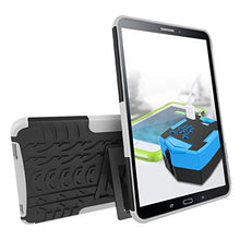 Load image into Gallery viewer, T580 Case, Galaxy Tab A 10.1 T585 Protective Cover Double Layer Shockproof Armor Case Hybrid Duty Shell with Kickstand for Samsung Galaxy Tab A 10.1 SM-T580/ T580N/ T585/T585C 10.1-inch Tablet White
