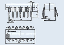 Load image into Gallery viewer, S.U.R. &amp; R Tools K561LE6A Analogue CD4002A IC/Microchip USSR 25 pcs
