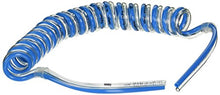 Load image into Gallery viewer, Technibond 2MPS-532-20-02 Spiral Bonded Pneumatic Tubing, 5/32&quot; OD, 3/32&quot; ID, 3.5&#39; Working Length, Two Bore, Polyurethane, Light Blue and Clear
