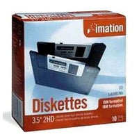 New Imation 1.44mb Floppy Disk Form Factor 3.50 Inch Mini Incomparable Quality Storage Capacity