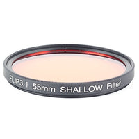 Flip 55mm Shallow Underwater Color Correction Filter for GoPro 3, 3+, 4 Cameras, Red