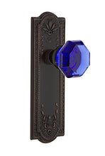 Load image into Gallery viewer, Nostalgic Warehouse 722400 Meadows Plate Single Dummy Waldorf Cobalt Door Knob in Timeless Bronze
