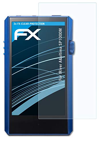 atFoliX Screen Protection Film Compatible with IRiver A&Ultima SP1000M Screen Protector, Ultra-Clear FX Protective Film (3X)