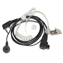Load image into Gallery viewer, HQRP 2 Pin Acoustic Tube Earpiece Headset Mic for Kenwood TH-79, TH-79A, TH-79E, TH-F6, TH-F6A + HQRP UV Meter
