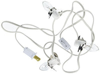 Darice White, Accessory Cord with 3 Lights, 6 Feet