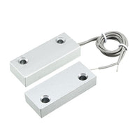 uxcell NC Alarm Security Rolling Gate Garage Door Contact Magnetic Reed Switch Silver Gray MC-52