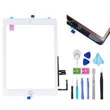 Load image into Gallery viewer, T Phael White Digitizer Repair Kit for iPad 9.7&quot; 2018 iPad 6 6th Gen A1893 A1954 Touch Screen Digitizer Replacement with Home Button + Tools
