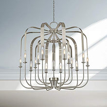 Load image into Gallery viewer, Livex Lighting 51949-91 Addison Brushed Nickel 15 Light Foyer Chandelier
