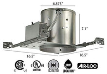 Load image into Gallery viewer, Juno Lighting IC22W Contractor Select 6-Inch IC Rated Universal Incandescent Housing with Quickwire
