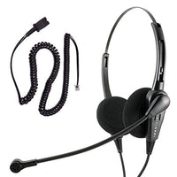 Phone Headset Compatible with Cisco 8941 8945 8961 9951 9971 - Cost Effective Call Center Noise Cancel Mic Binaural Headset