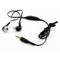 Sound Isolating Handsfree Headset Earphones Earbuds w Mic Dual Headphones Stereo Flat Wired 3.5mm [Black] for Samsung Galaxy Tab A 10.1 - Samsung Galaxy Tab A 8.0