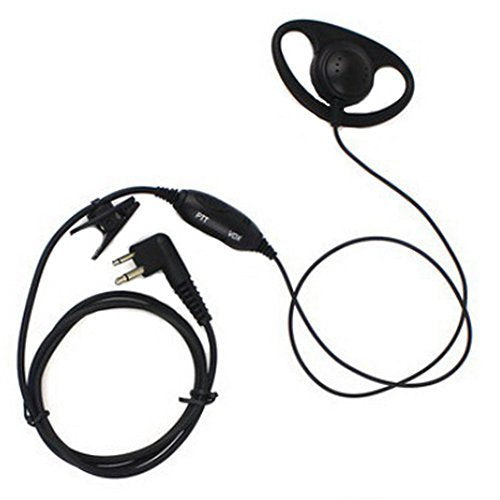 KENMAX 2 PIN D Shape Earpiece Headset Headphone for Motorola XTN446 CLS1110 SV10 MV11 CP88