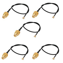 Load image into Gallery viewer, Aexit RF1.37 Soldering Distribution electrical Wire IPEX to SMA Antenna Wireless WiFi Pigtail Cable 20cm 5pcs
