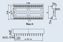 Load image into Gallery viewer, S.U.R. &amp; R Tools Sockets for ICS 40 pins USSR 20 pcs
