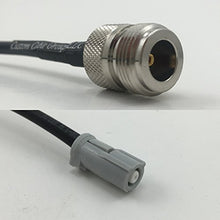 Load image into Gallery viewer, 12 inch RG188 N FEMALE to AVIC Jack Pigtail Jumper RF coaxial cable 50ohm Quick USA Shipping
