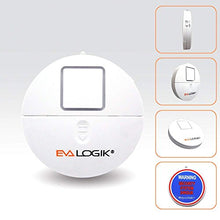 Load image into Gallery viewer, EVA LOGIK Modern Ultra-Thin Window Alarm with Loud 120dB Alarm and Vibration Sensors Compatible with Virtually Any Window, Glass Break Alarm Perfect for Home, Office, Dorm Room- 4 Pack
