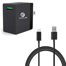 Load image into Gallery viewer, Compatible with DuraForce Pro 2-18W Adaptive Fast Home Charger 6ft Type-C USB Cable Adapter Wall Travel AC Power Smart Detect Long USB-C Data Wire Works with Kyocera DuraForce Pro 2

