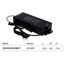 Load image into Gallery viewer, WAC Lighting EN-O24100-RB2-T 120V Input 24V Output 100W Outdoor Remote Enclosed Electronic Transformer, Black
