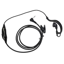 Load image into Gallery viewer, Abc Goodefg G Shape Walkie Talkie Earpiece Headset With Mic For Motorola 1 Pin 2.5mm Two Way Radios C
