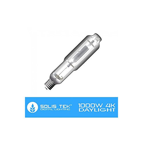 SolisTek 1000W Metal Halide Single Ended 4K Daylight Lamp