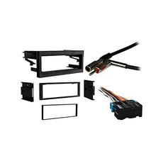 Load image into Gallery viewer, Compatible with Chevy Tahoe 1995 1996 1997 1998 1999 2000 2001 2002 Single DIN Stereo Harness Radio Install Dash Kit Package
