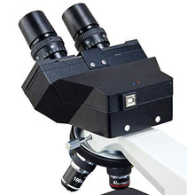 Load image into Gallery viewer, OMAX 40X-2500X Built-in 3.0MP USB Camera Binocular Compound Kohler Microscope with Aluminum Case
