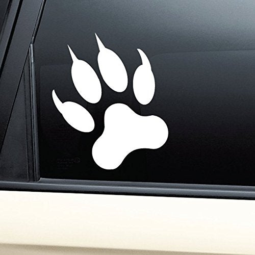 Wolf Paw Vinyl Decal Laptop Car Truck Bumper Window Sticker