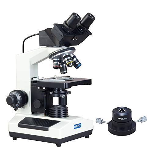 OMAX 40X-2000X Digital Darkfield Binocular Compound Microscope with Built-in 3.0MP USB Camera and Dry Darkfield Condenser