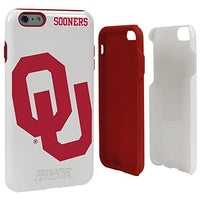 Guard Dog Collegiate Hybrid Case for iPhone 6 Plus / 6s Plus  Oklahoma Sooners  White