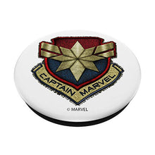 Load image into Gallery viewer, Marvel Captain Marvel Movie Stitched Badge PopSockets PopGrip: Swappable Grip for Phones &amp; Tablets
