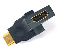 Micro Connectors, Inc. HDMI 360 Degree Male to Female Swivel Adapter (M05-182 )