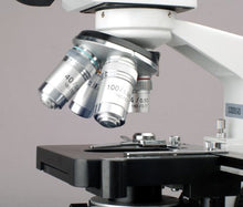 Load image into Gallery viewer, AmScope T120B-8M Digital Professional Siedentopf Trinocular Compound Microscope, 40X-2000X Magnification, WF10x and WF20x Eyepieces, Brightfield, LED Illumination, Abbe Condenser with Iris Diaphragm,
