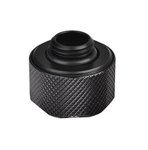 Load image into Gallery viewer, Thermaltake Pacific Black 4 Build-In O-Rings C-ProG1/4 PETG 16mm OD Compression Fitting CL-W214-CU00BL-A
